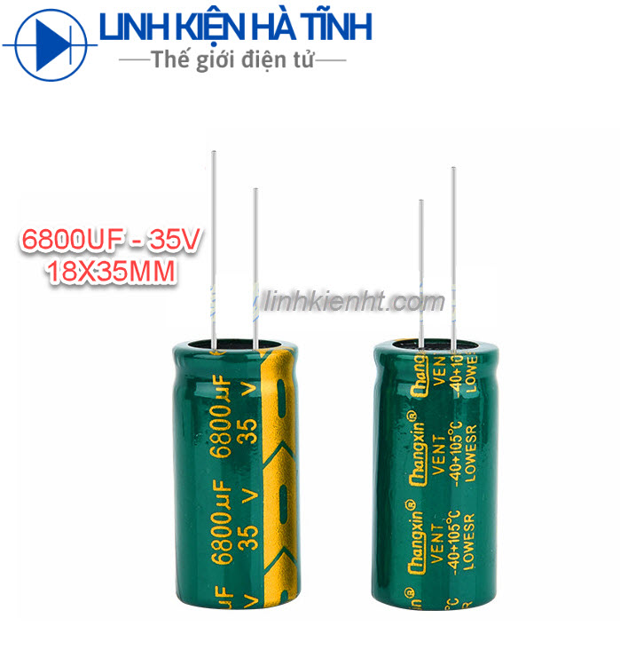  Tụ hóa 6800UF 35V 18x35mm loại tốt